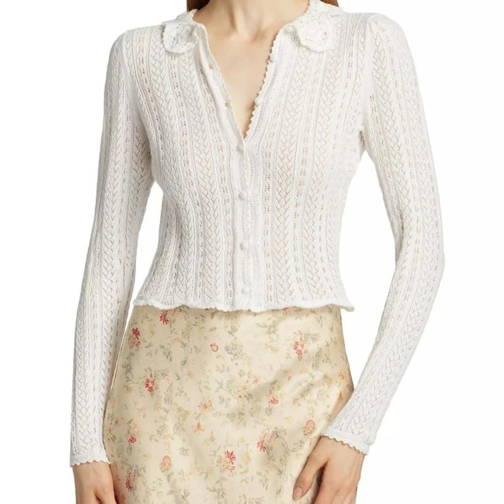 Doen White Button Down Shirt